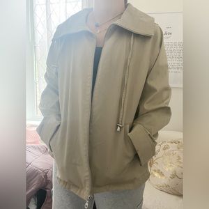 christopher and banks small cream jacket